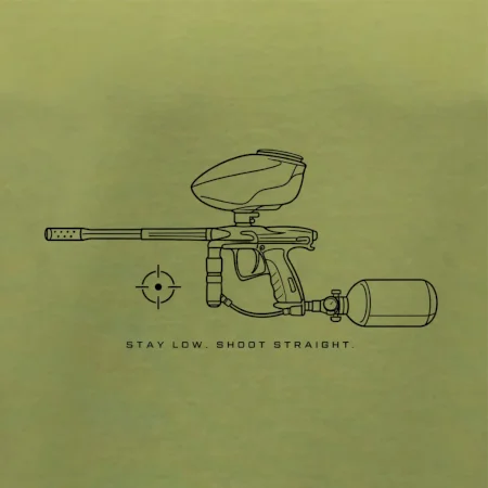 Minimalistický marker stay low shoot straight