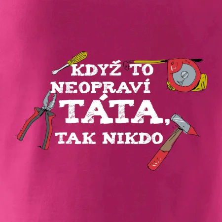 Když to neopraví táta, tak nikdo barevné