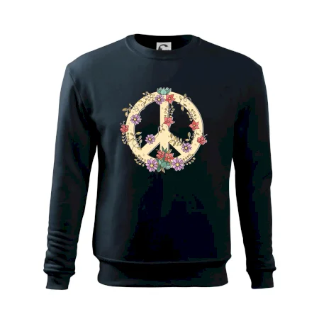 Peace symbol pískový