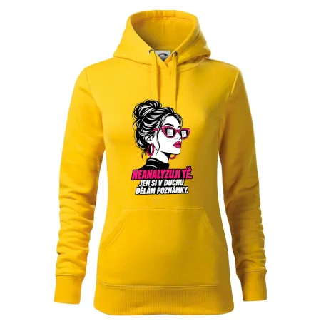 Neanalyzuji tě. Jen si v duchu dělám poznámky