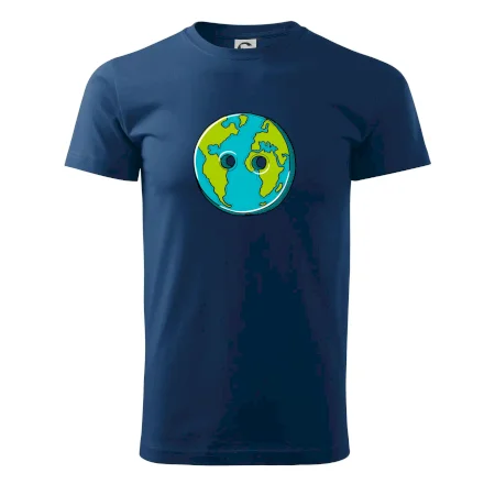 Planeta země knoflík (Pecka design)