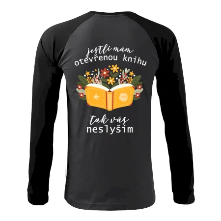 Jestli mám otevřenou knihu, tak vás neslyším