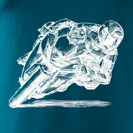 Motorkář skica