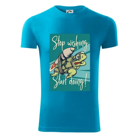 Stop wishing start doing želva