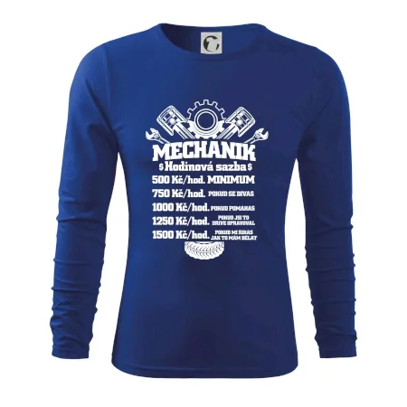 Mechanik - hodinová sazba