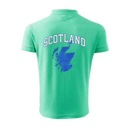 Scotland nápis s mapou