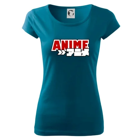 Anime nápis červený