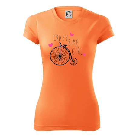 Crazy bike girl