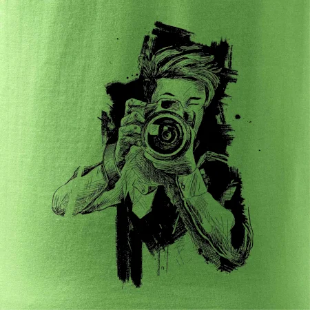 Fotograf kreslený tužkou