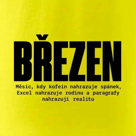 Březen kofein místo spánku