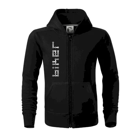 Biker nápis na výšku řetěz