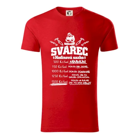 Svářeč - hodinová sazba