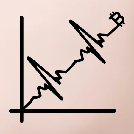 EKG graf bitcoin