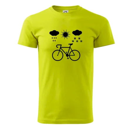 Cyklista za každého počasí