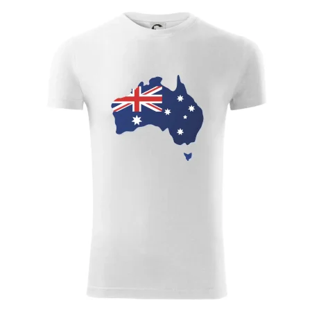 Austrálie - vlajka mapa