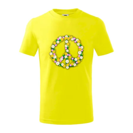 Peace symbol kopretiny