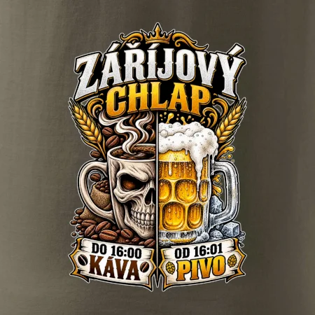 Záříjový chlap -  do 16 káva  od 16 pivo