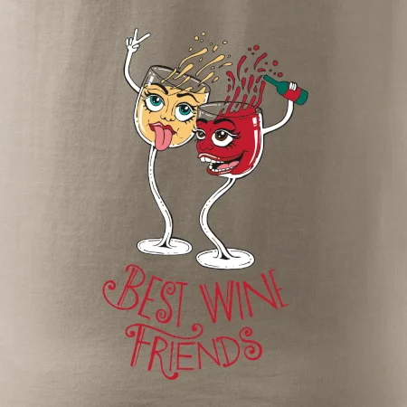 Best wine friends dancing (Pecka design)