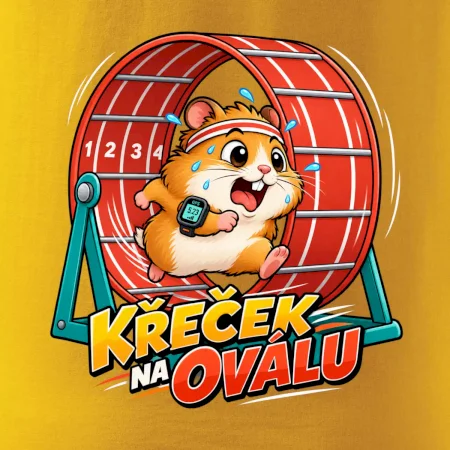 Běžecký křeček na oválu