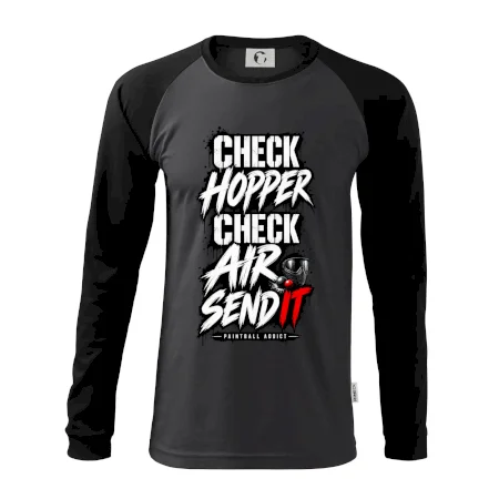 Kontrola zásobníku check hopper air paintball
