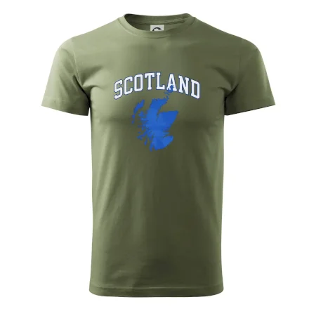 Scotland nápis s mapou
