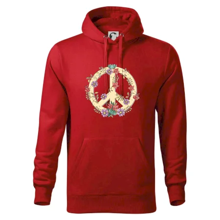 Peace symbol pískový
