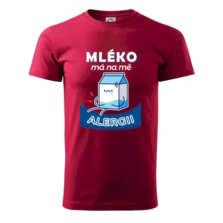 Mléko má na mě alergii