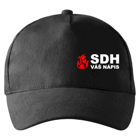 SDH nápis (oheň, název sboru - vlastní nápis)