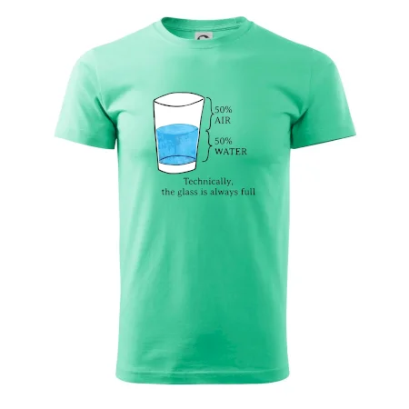 Technically, the glass is always full