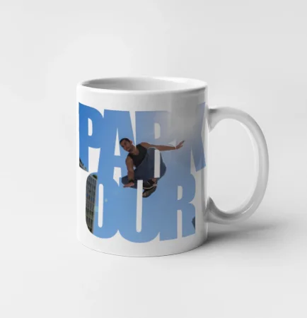 Parkour nápis nebe