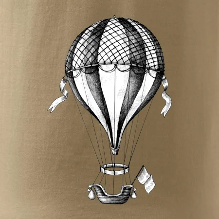 Horkovzdušný balón  kreslený