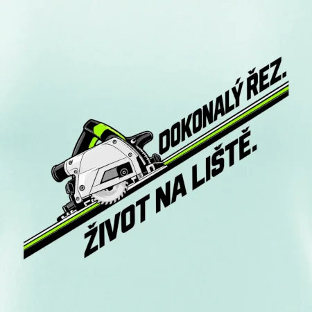 Dokonalý řez život na vodicí liště