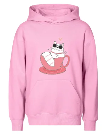 Hustá kočka v hrníčku