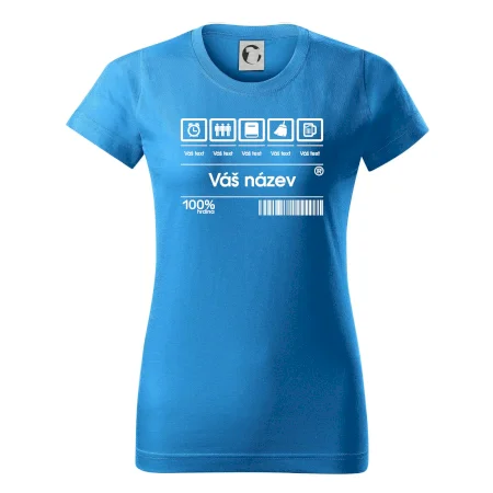 Čárový kód - Vlastní text