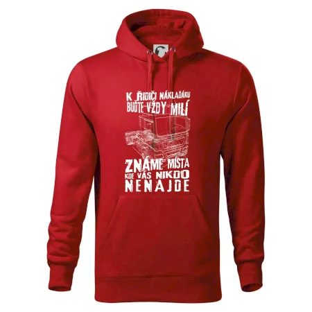 K řidiči náklaďáku buďte vždy milý