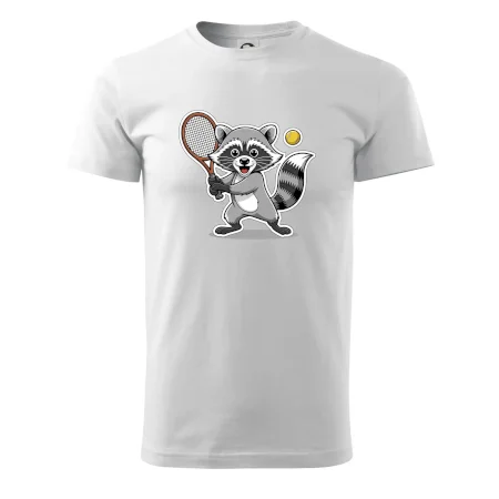 Mýval hraje tenis kreslený