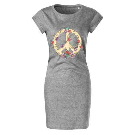 Peace symbol pískový