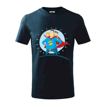 Táta superman - holka a kluk