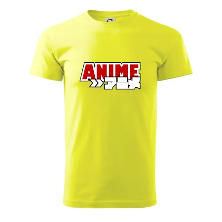 Anime nápis červený