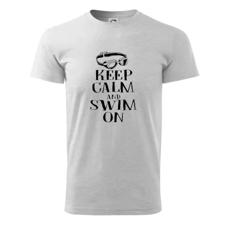Keep calm and swim on