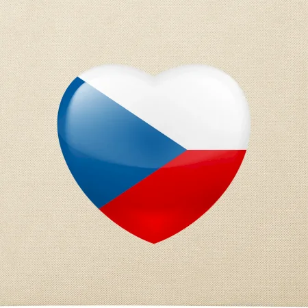 České srdce - vlajka