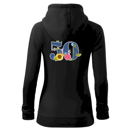 Květinové číslo kreslené - 50