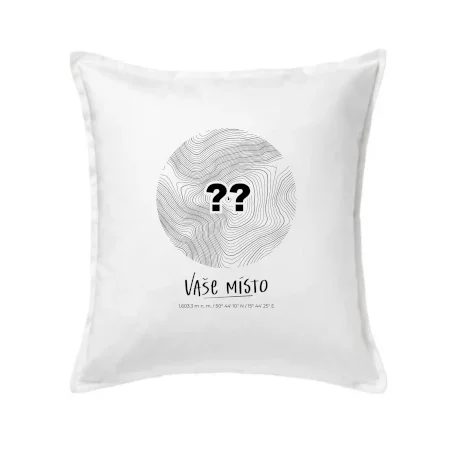Vaše místo - vrstevnice v kruhu