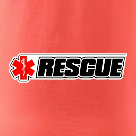 Záchranář rescue kříž červený