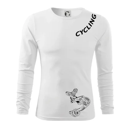 Cycling nápis šikmo