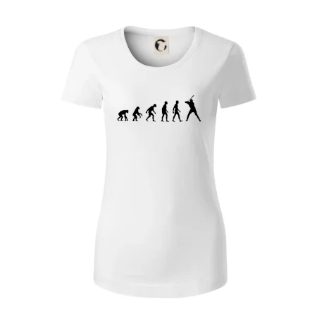 Evoluce baseball pálkař nápřah