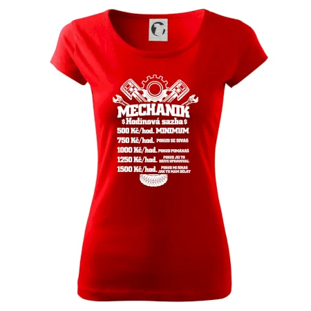 Mechanik - hodinová sazba