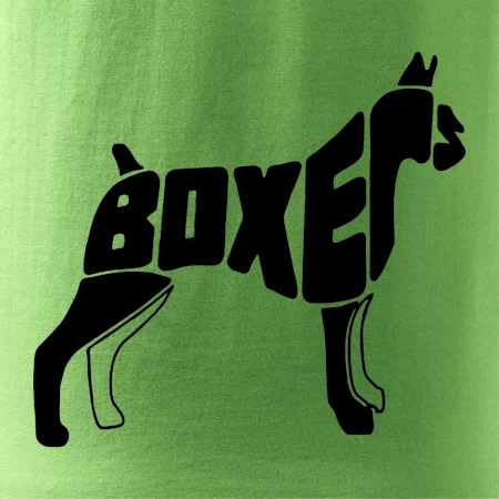 Boxer nápis v těle