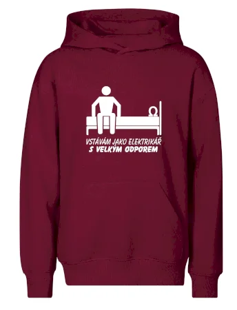 Vstávám jako elektrikář s velkým odporem
