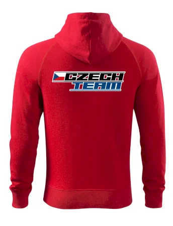 Czech team s vlajkou - Mistrovství světa v ledním hokeji 2026